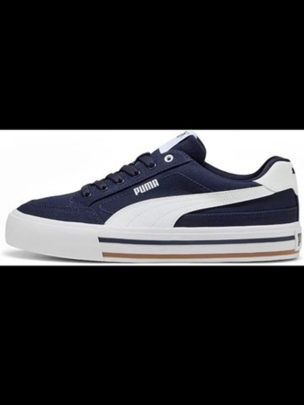 Puma Suede XL Blue & White Sneakers Like New